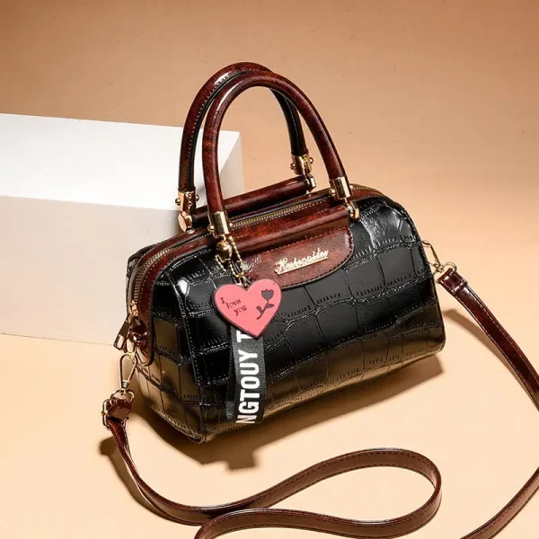 Luxury Design Handbag Shoulder Bag Top Quality PU Leather Women Handbags Crocodile Tote Bag Fashion Female Crossbody Bags Purse - Image 2