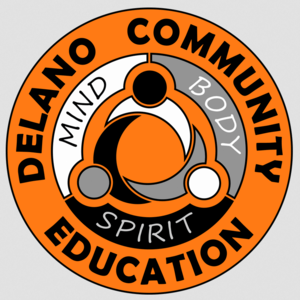 Delano Community Ed logo