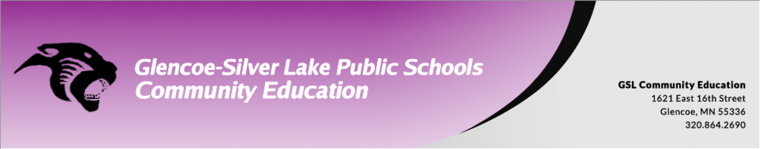 Glencoe, Silver Lake Community Ed logo