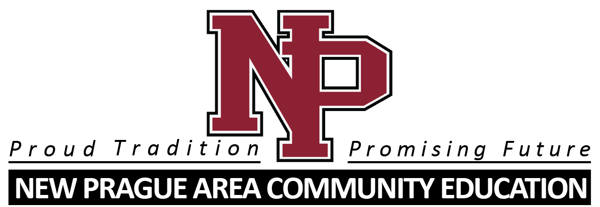 New Prague Community Ed logo