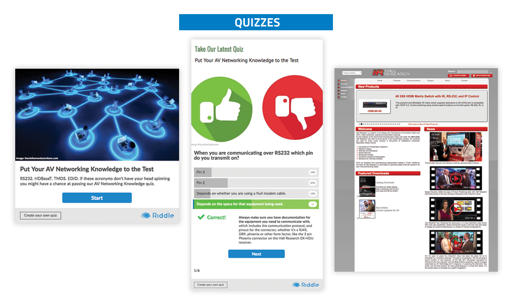 TechDecisions - Quizzes