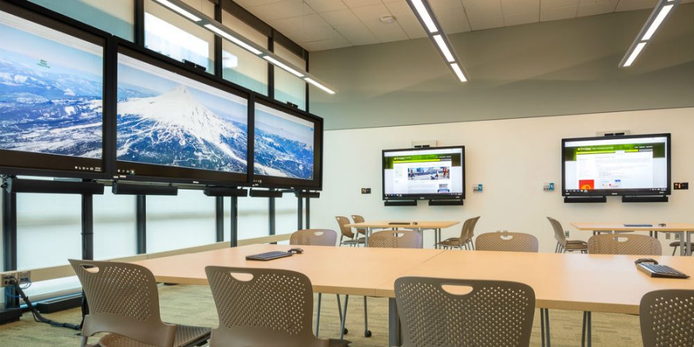 portland state university decision theater collaboration space