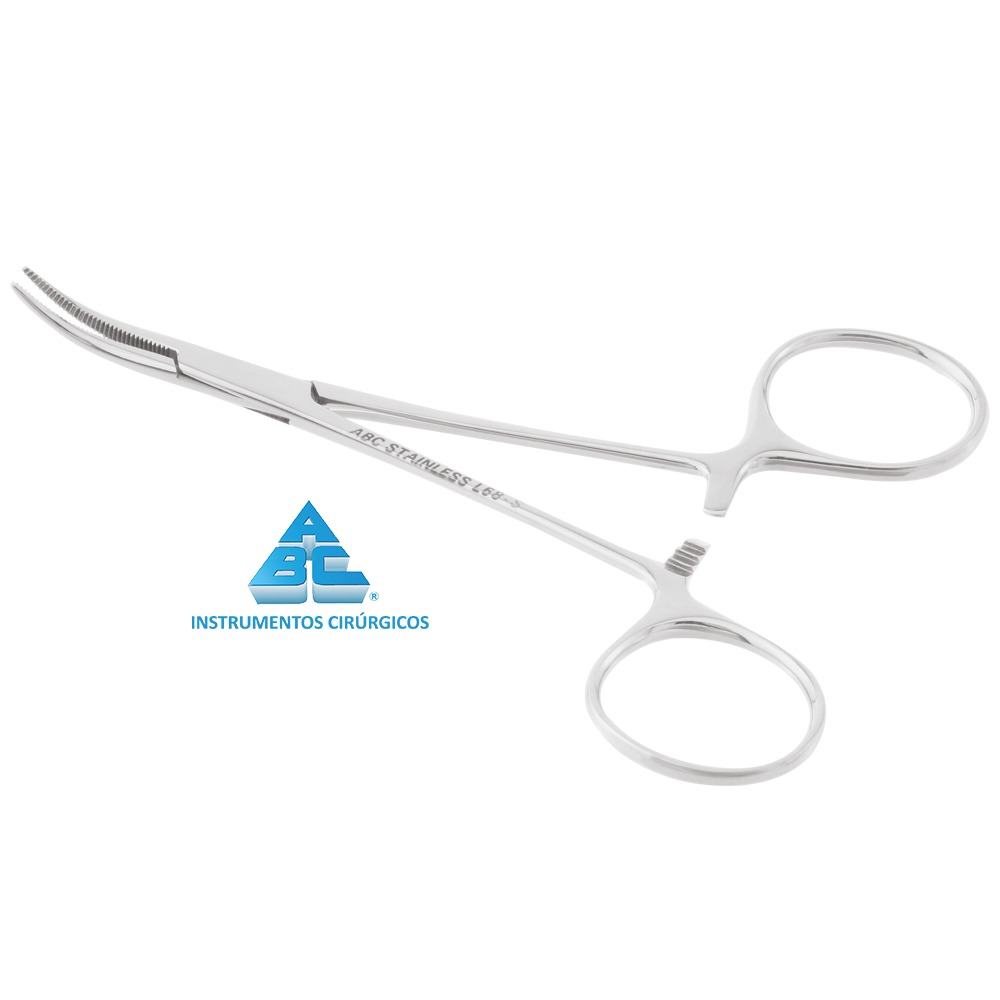 Pinça Halstead Mosquito Curva 12 cm ABC