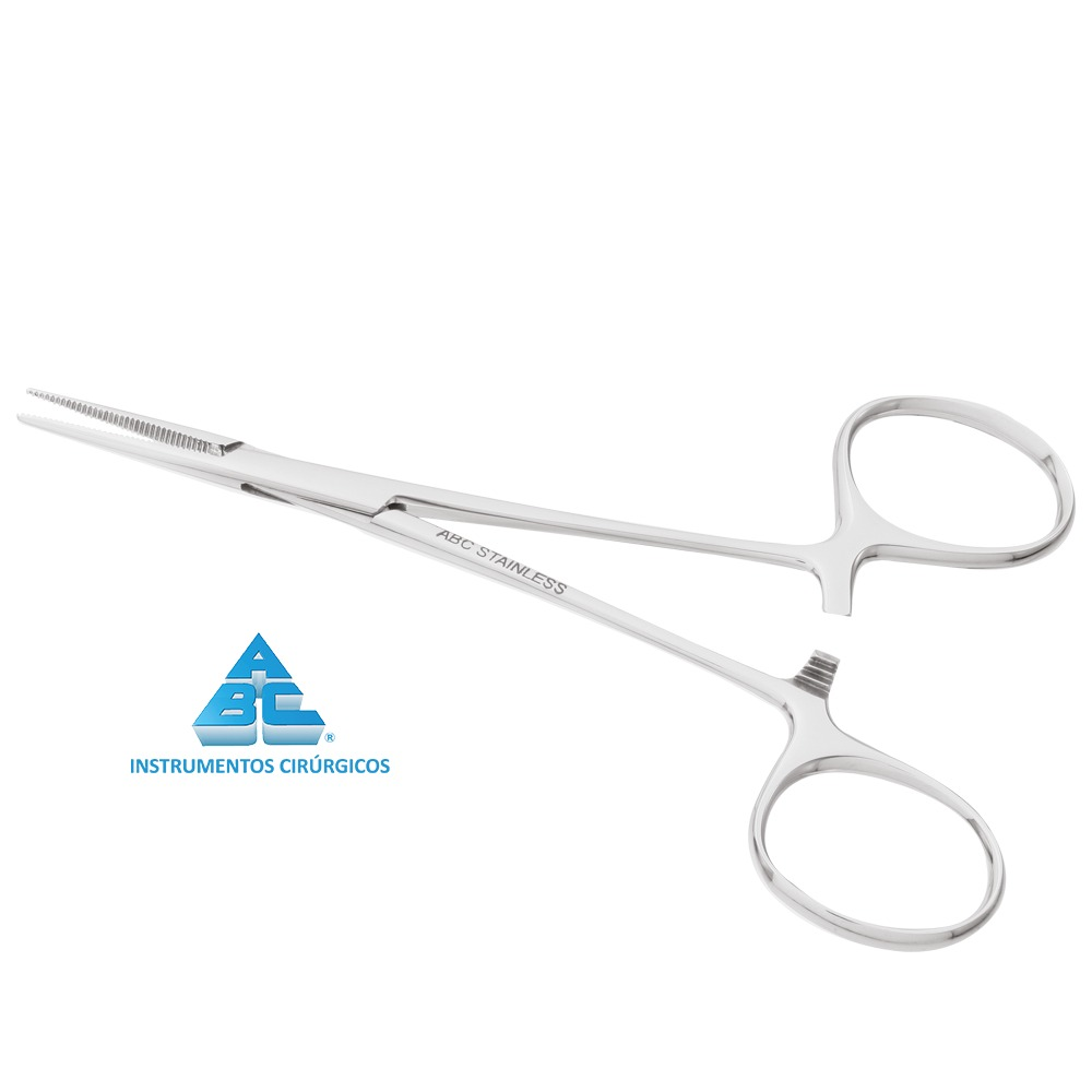 Pinça Halstead Mosquito Reta 12 cm ABC