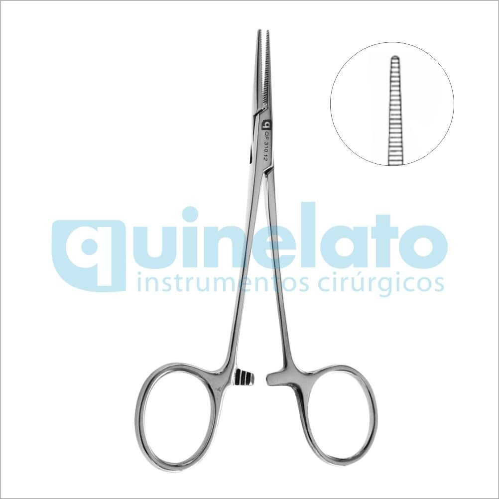 Pinça Halstead Mosquito Reta 12,5 cm Quinelato