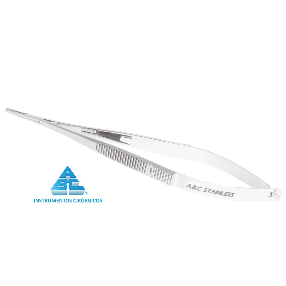 Porta-agulha Castroviejo Reta 14 cm ABC