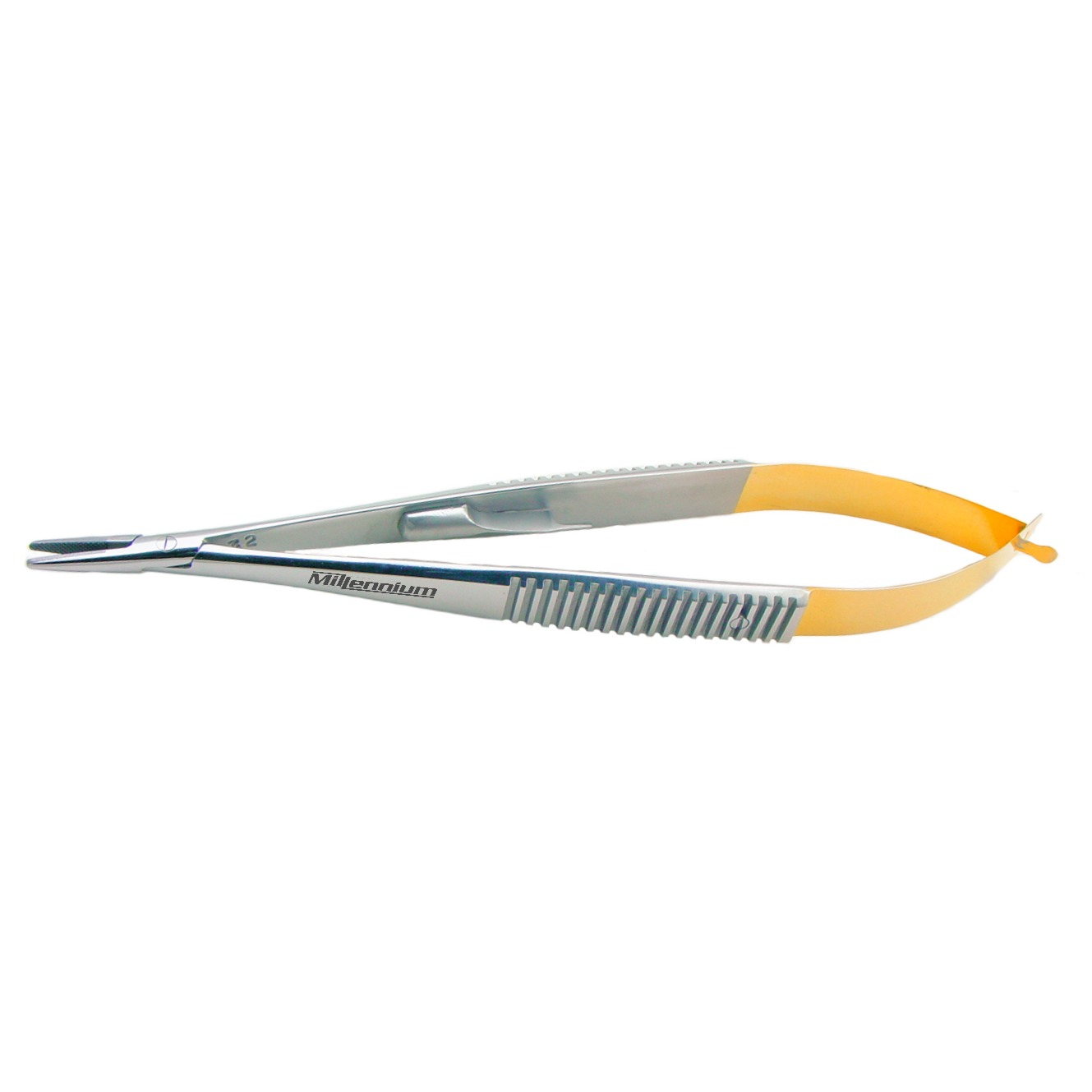 Porta-agulha Castroviejo Reta 14 cm Golgran