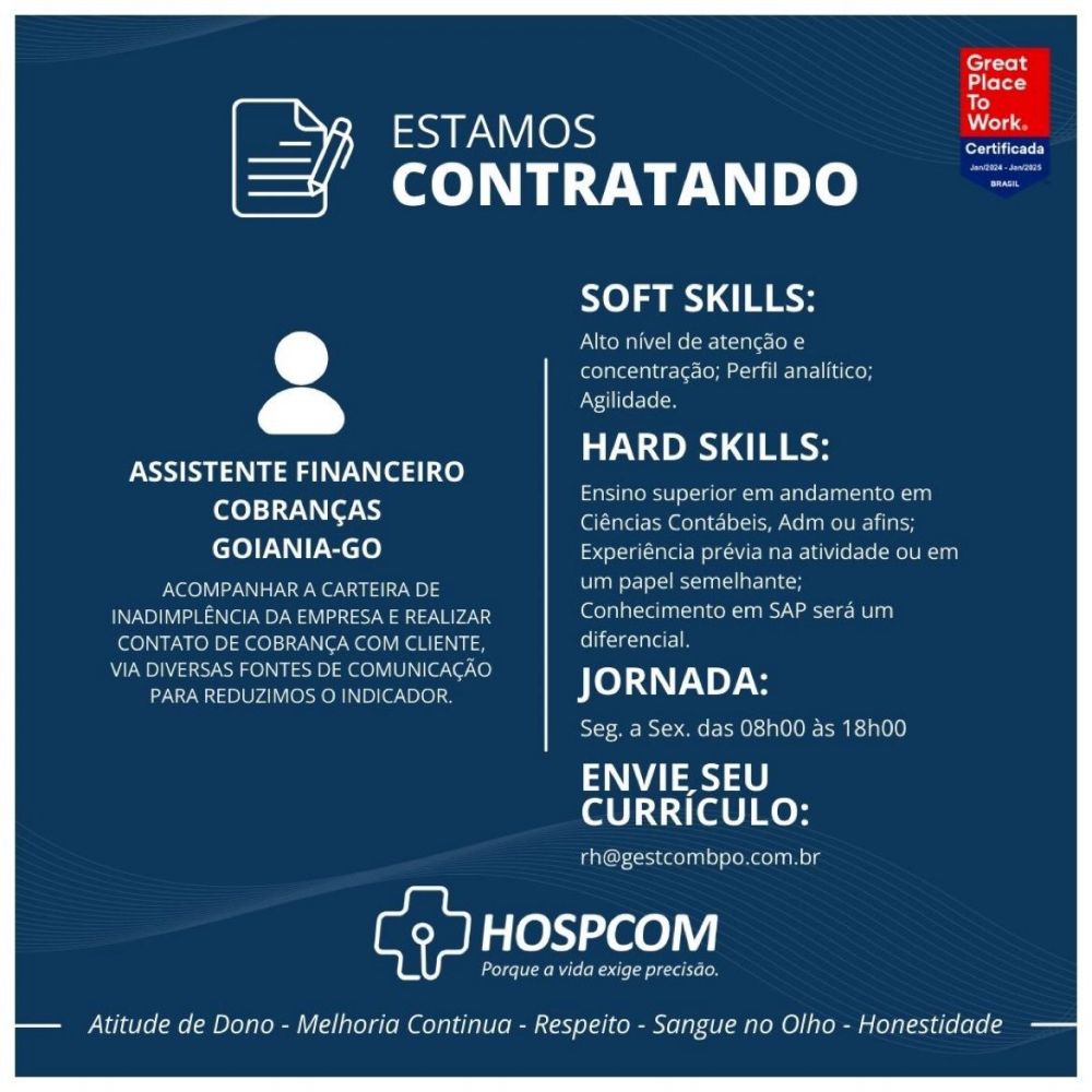 Assistente Financeiro Cobranças