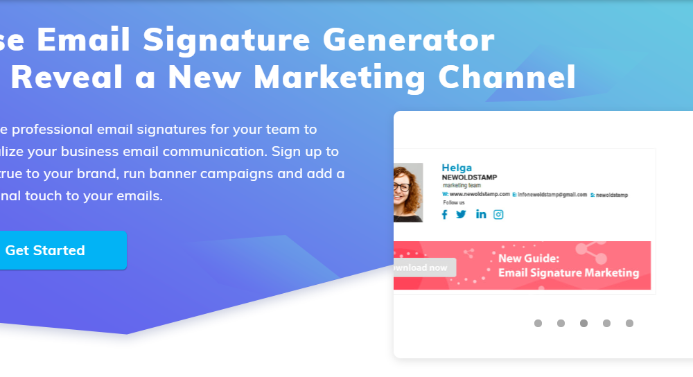Newoldstamp Turn Your Business Email Into Marketing Channel