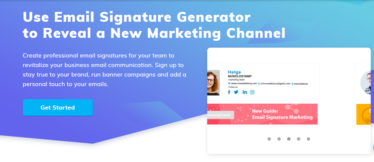 Newoldstamp Turn Your Business Email Into Marketing Channel