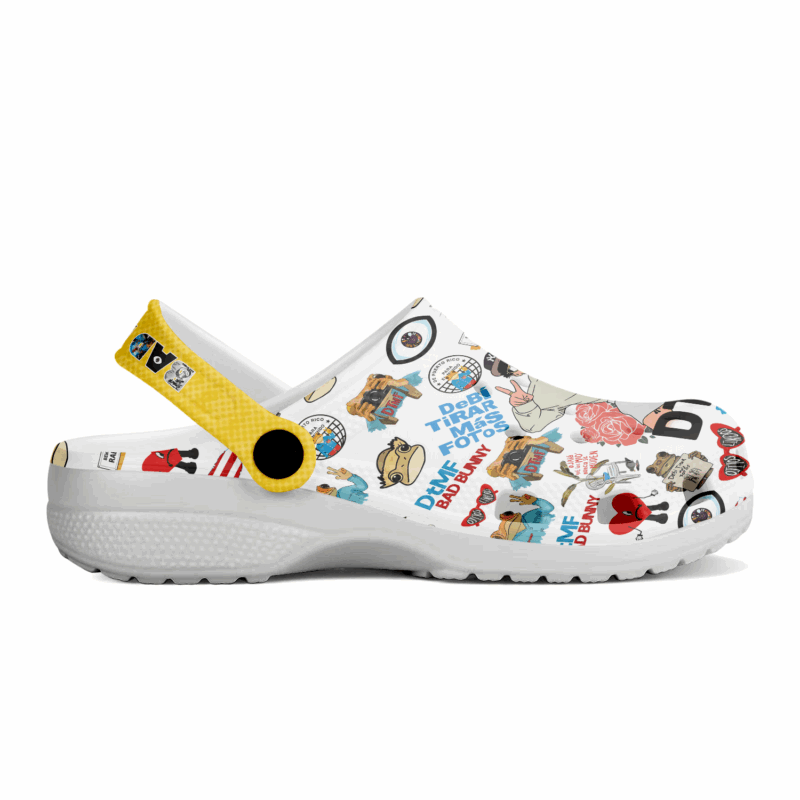 Comfortable Shoes Bad Bunny Christmas Holiday Edition Clogs, Best Xmas Gift For Fans