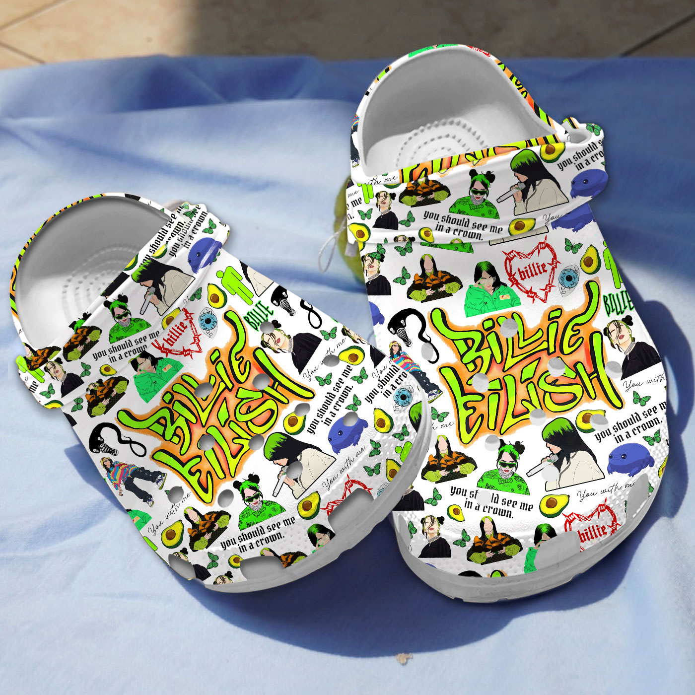 Lightweight & Comfortable Billie Eilish Music Clogs 
