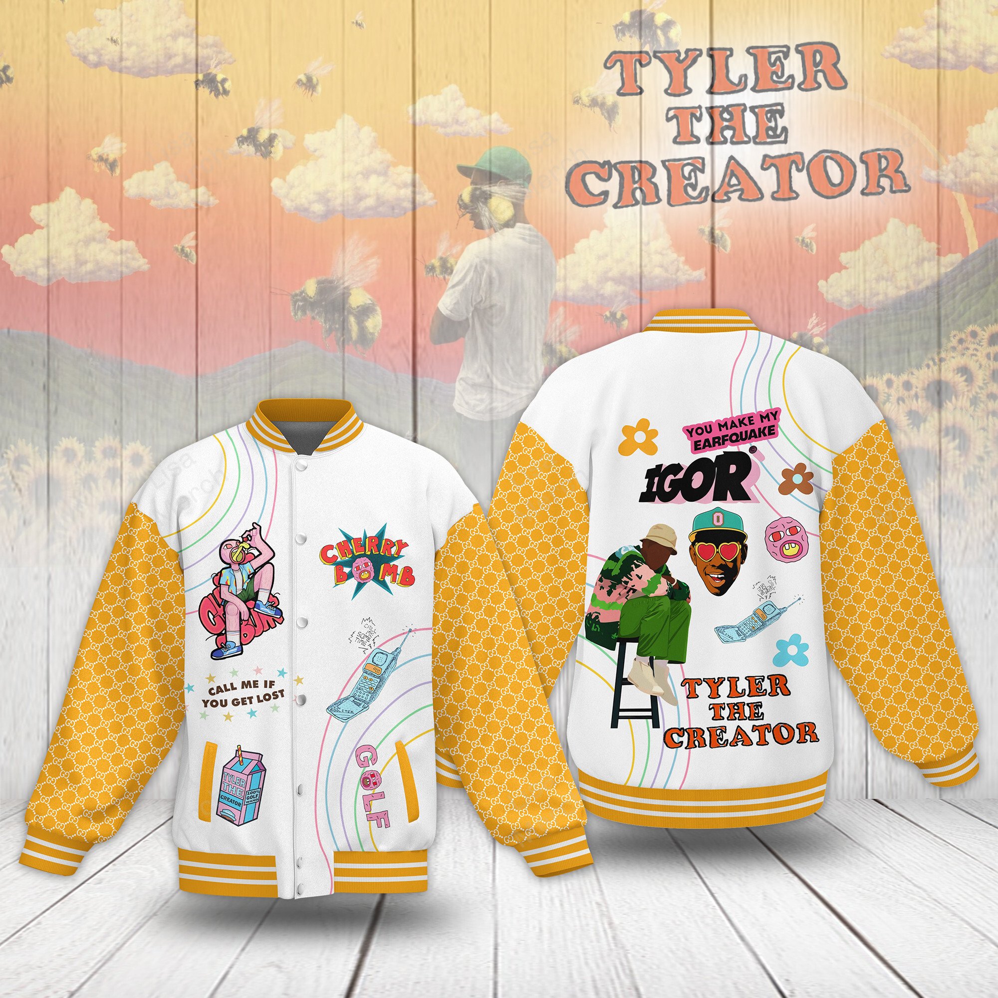 Cool Design Tyler The Creator Unisex Baseball Jacket