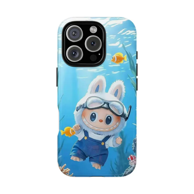 Cute Labubu Exploring The Ocean Phone Case, Fast Shipping & Dedicated Support
