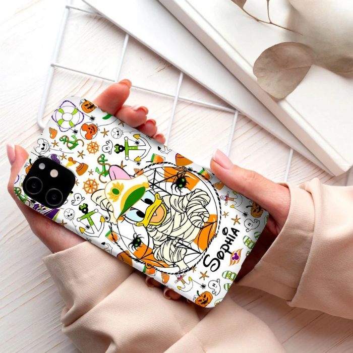 Cutie Custom Name Donald Duck Halloween Phone Case