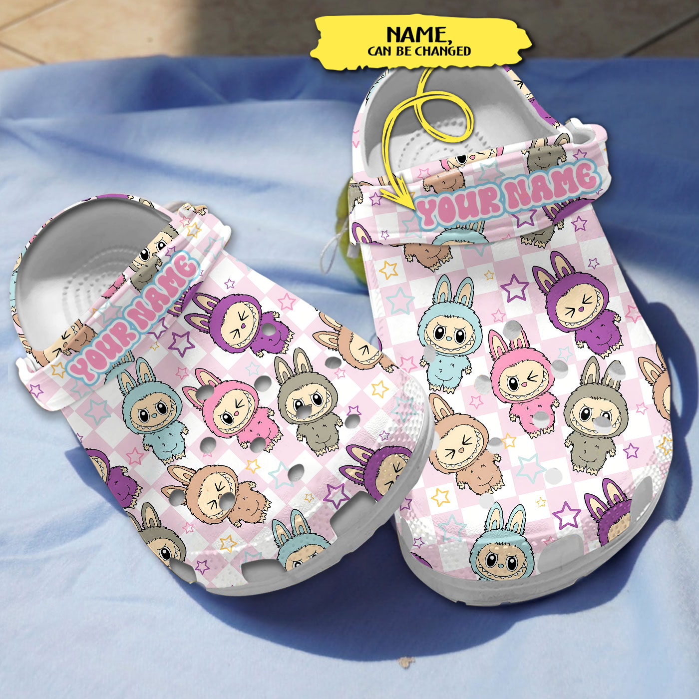 Lightweight & Comfortable Custom Clogs Labubu Doll Slippers 