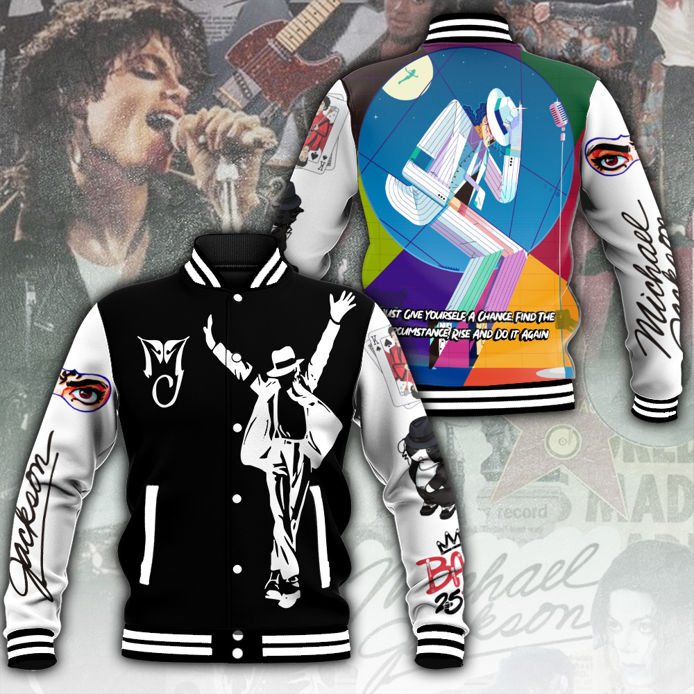 Unique Eye-catching Michael Jackson Music Baseball Jacket