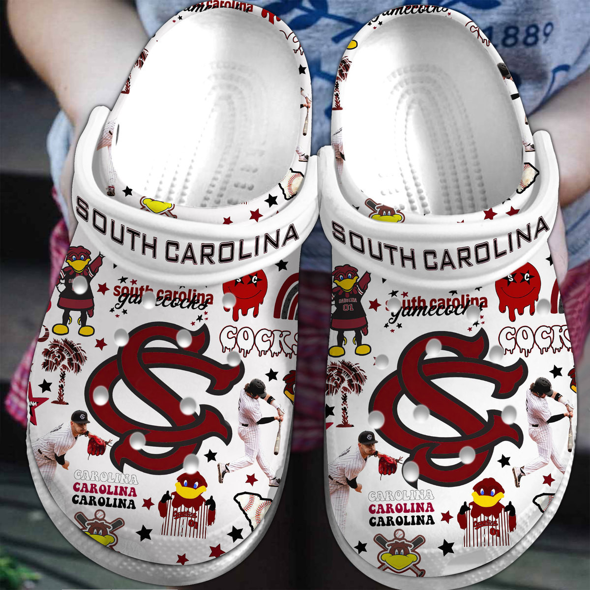 High-quality South Carolina Gamecocks NCAA Sport Clogs, Fast Shipping Worldwide