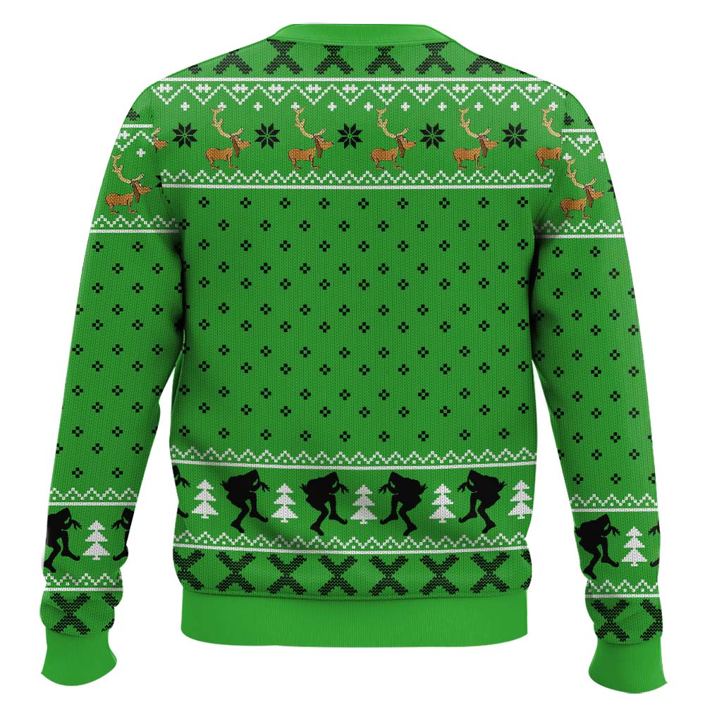 I Just Took A DNA Test Turns Out I'm 100% That Grinch 3D All Over Printed Green Ugly Sweater