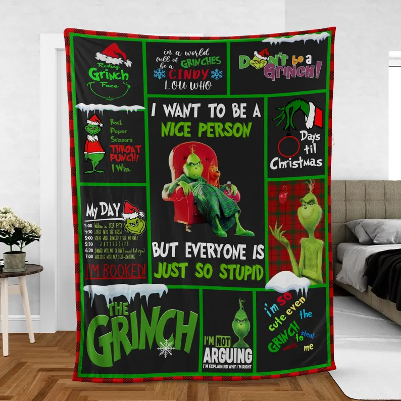 I Want To Be A Nice Person But Everyone Is Just So Stupid Fleece Blanket