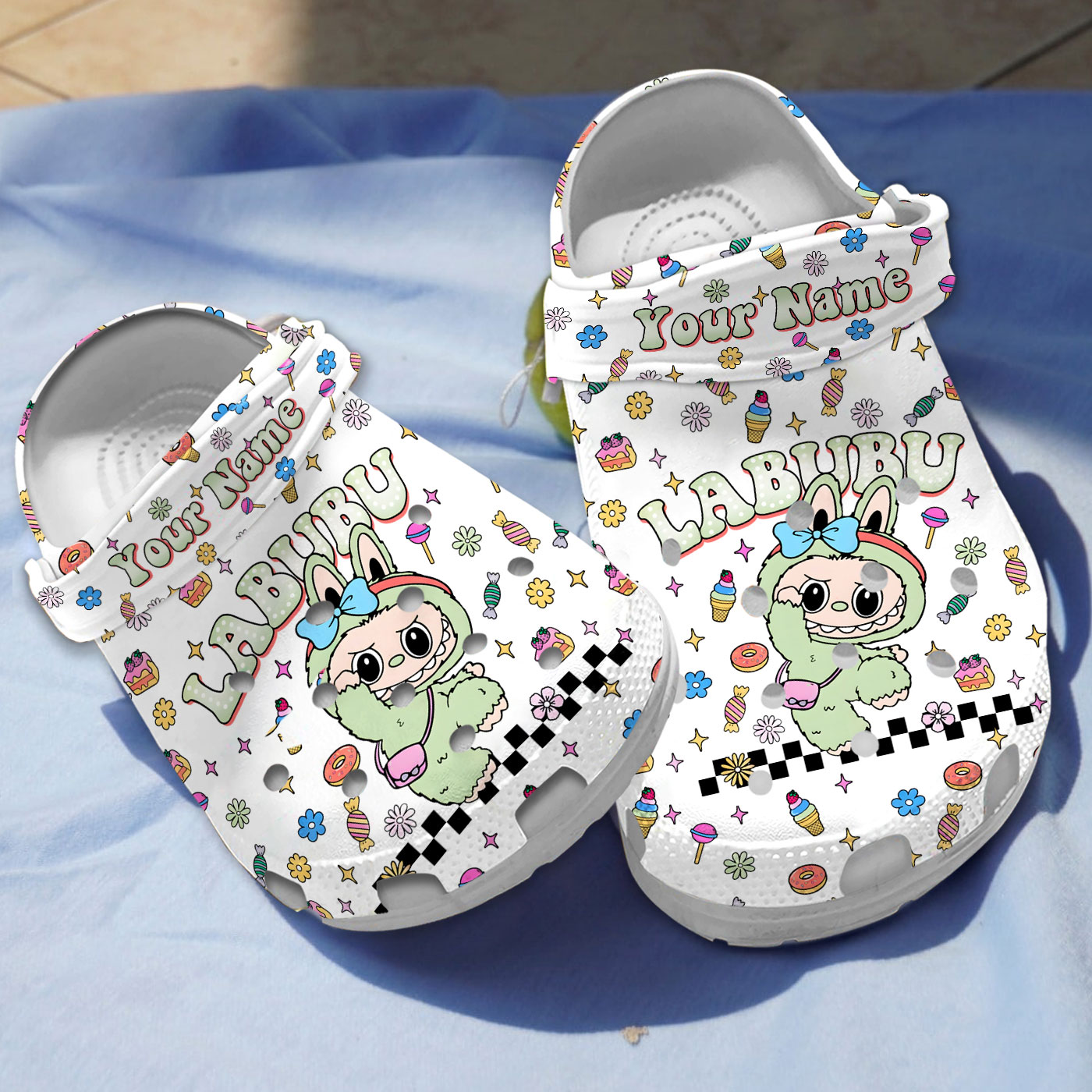 Non-slip & Durable Labubu Doll Cartoon Clogs For Kids & Adults