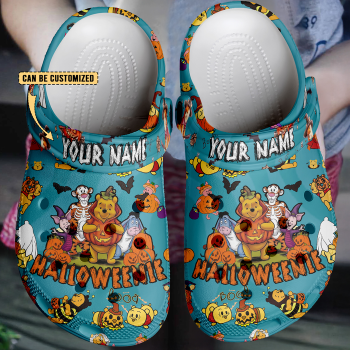 Personalized Clogs Happy Halloweenie Slippers For Kids & Adults