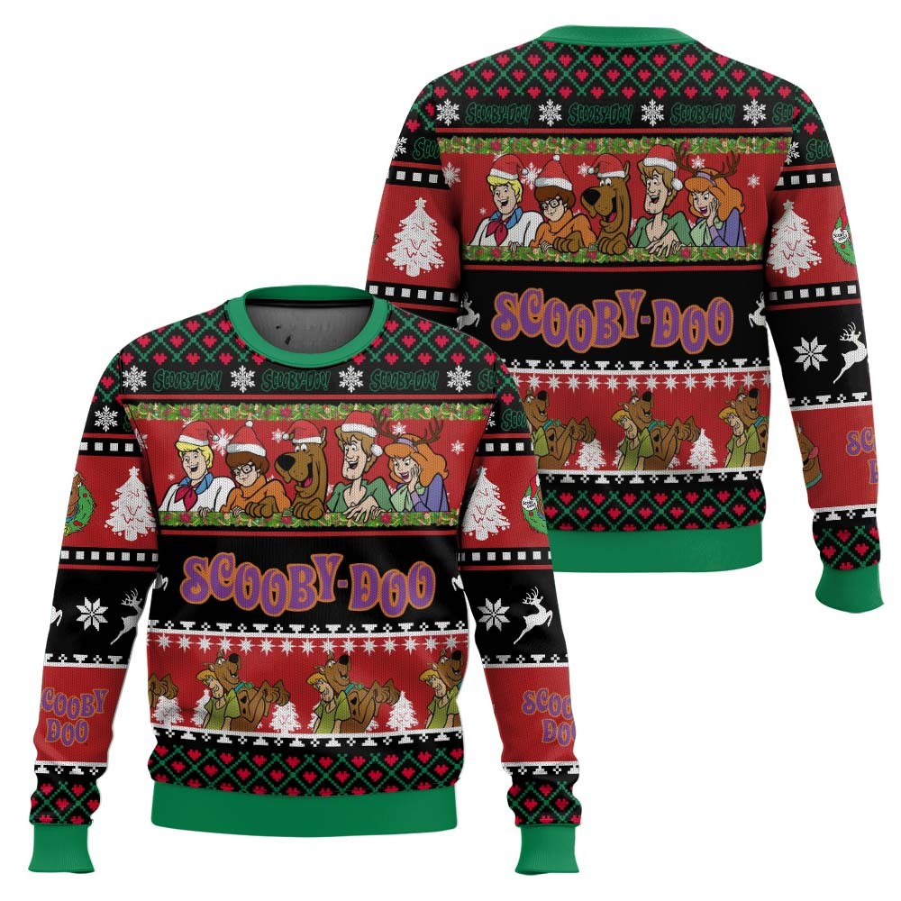 Scooby-Doo Merry Christmas Best Buddy Cartoon 3D All Over Printed Ugly Sweater