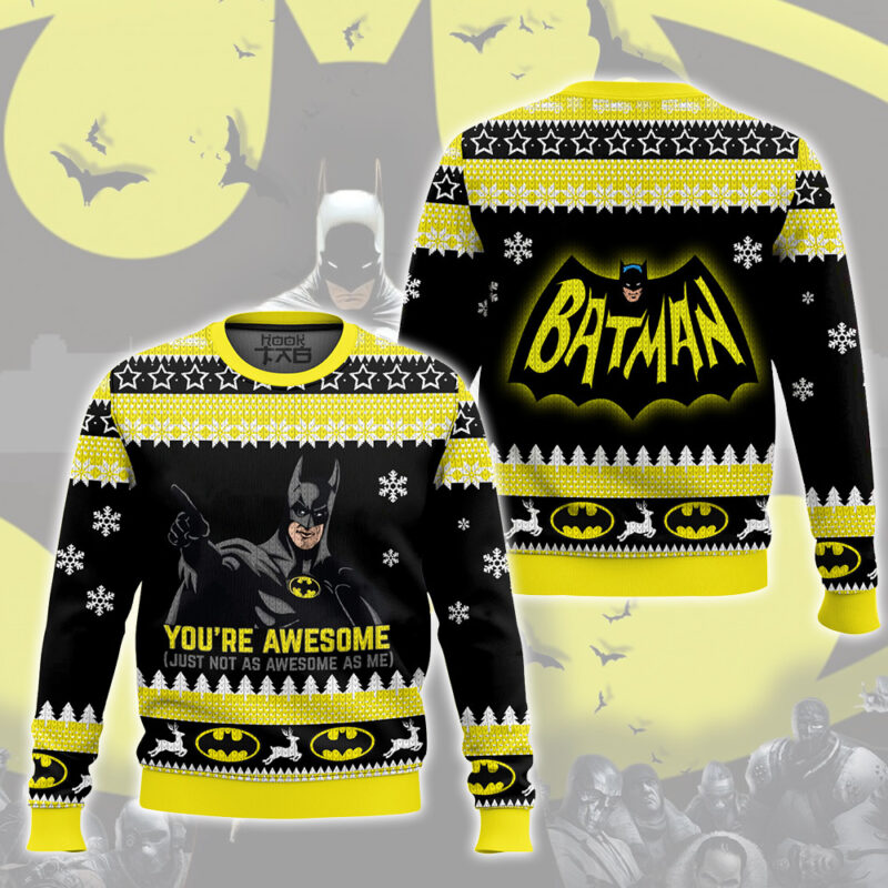 You're Awesome, Just Not As Awesome As Me All-Over Printed Ugly Sweater