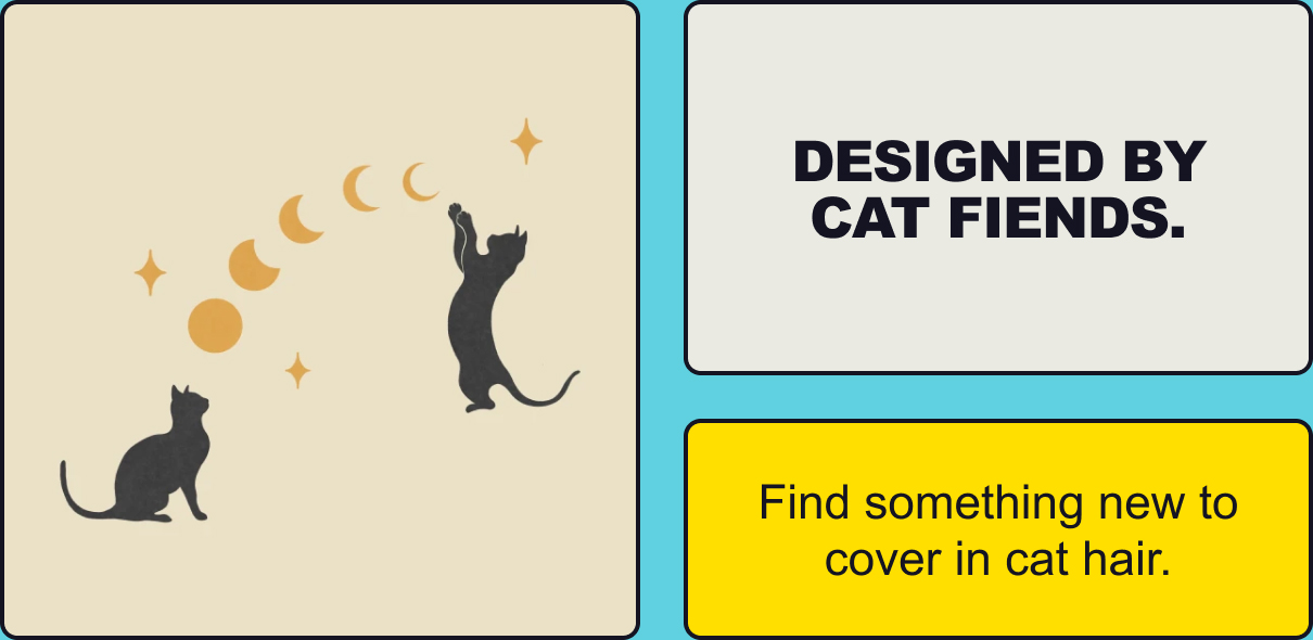Cat and Moon #1 T-Shirt