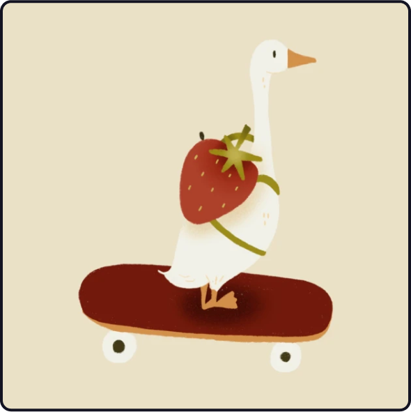 Cottagecore goose