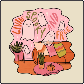 Livin' Spooky and Free T-Shirt