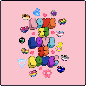 LOVE IS LOVE IS LOVE IS LOVE T-Shirt