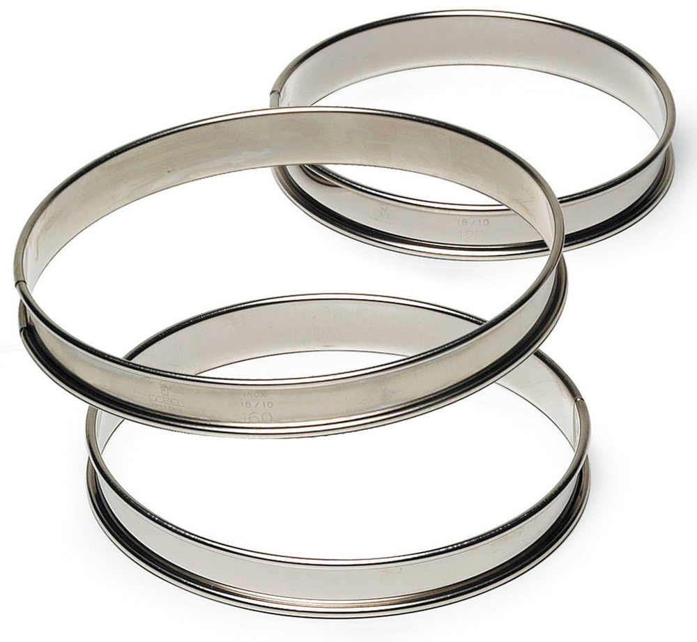 Gobel Stainless Steel Deep Tart Rings Louis Tellier