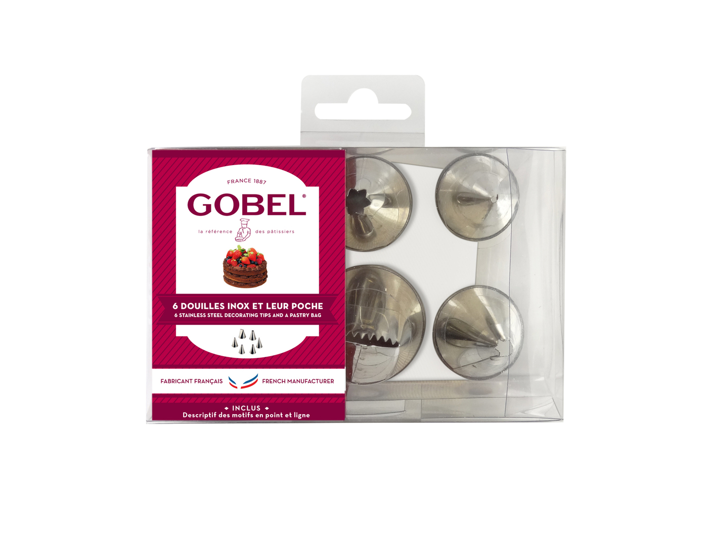 Gobel Icing tips (Nylon kit) Louis Tellier