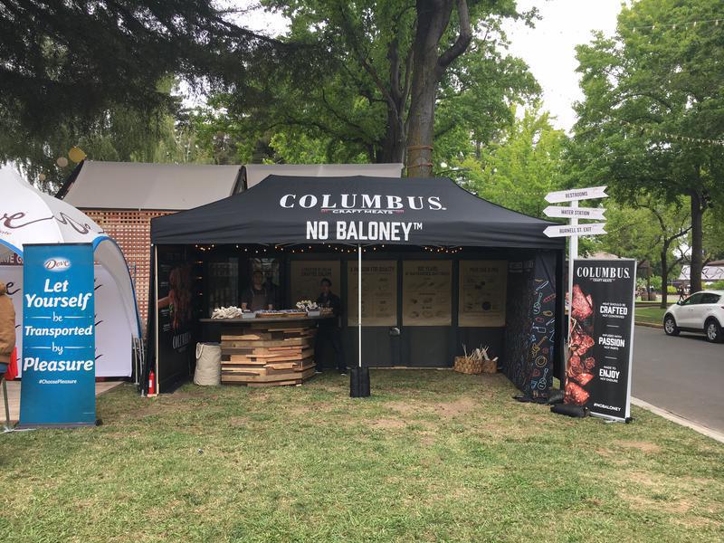 Columbus Craft Meats Concession Tent