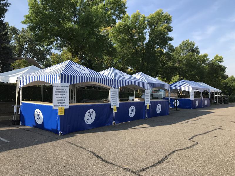 Concession Tents with Counters