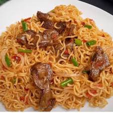Noodles with Gizzard