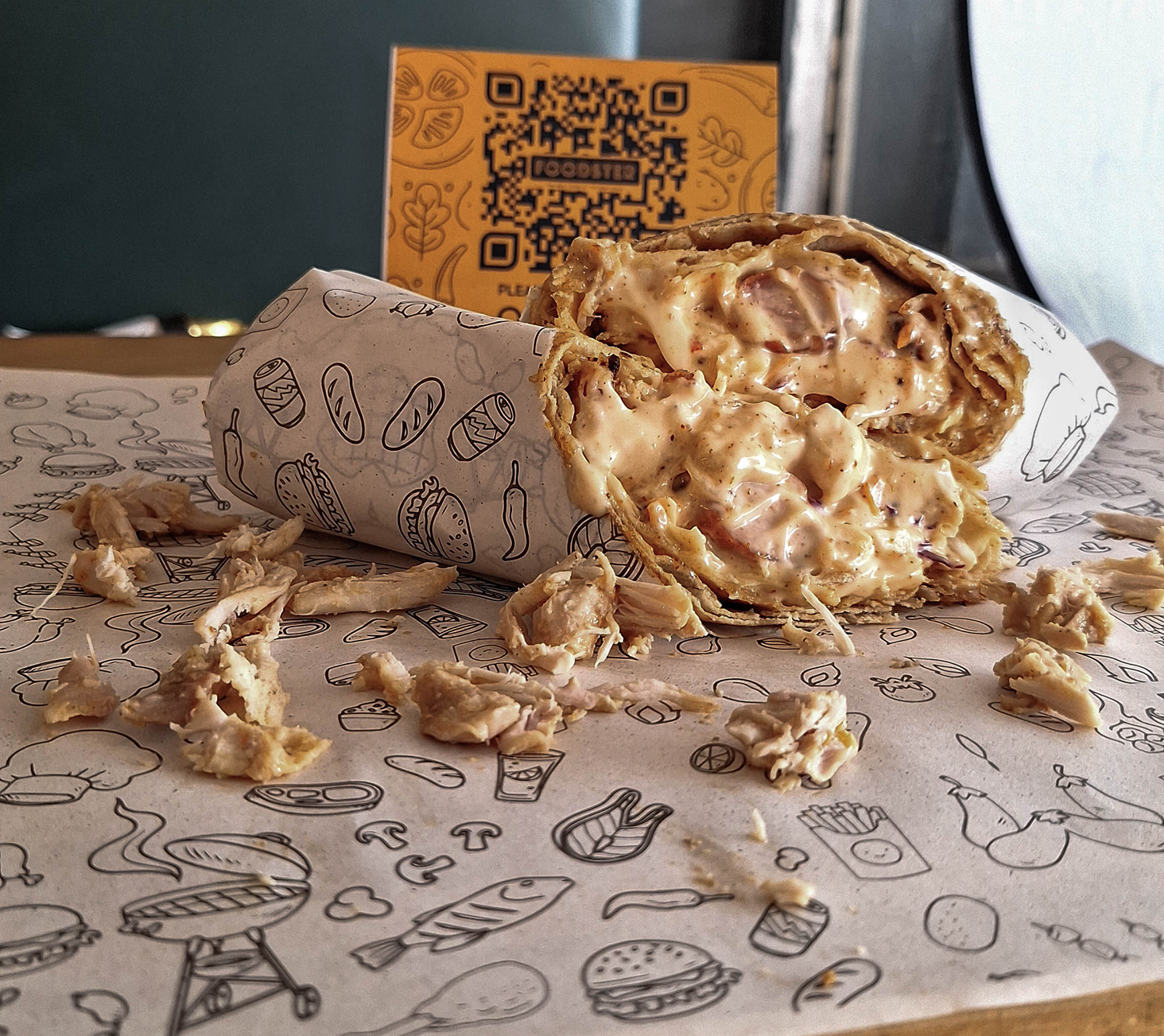 Cheesy Mixed Shawarma