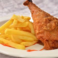 Chicken and chips