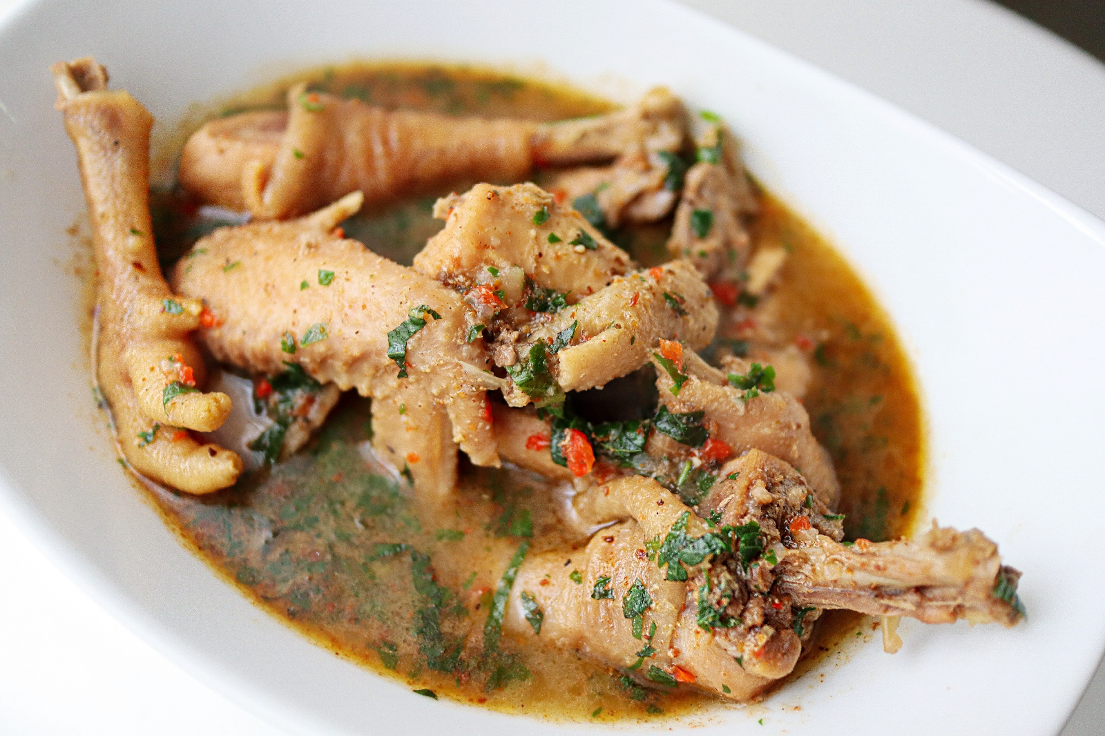 Chicken pepper soup 