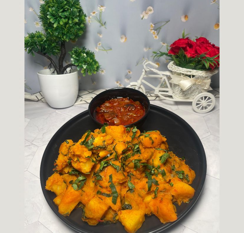 Porridge (with sauce)