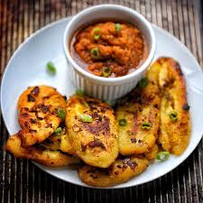 Plantain with sauce