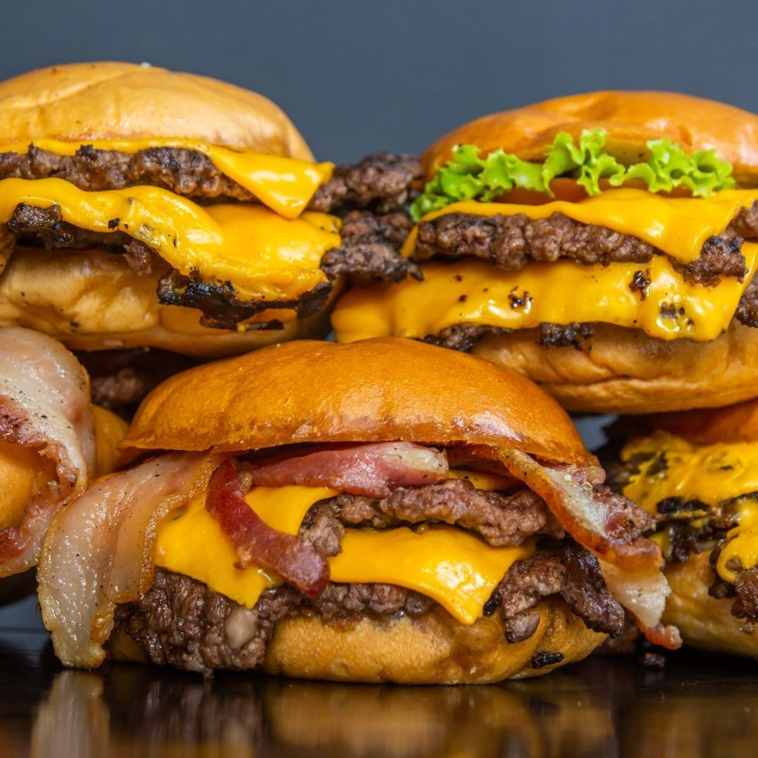 Large Double Beef Burger + Cheese Burger