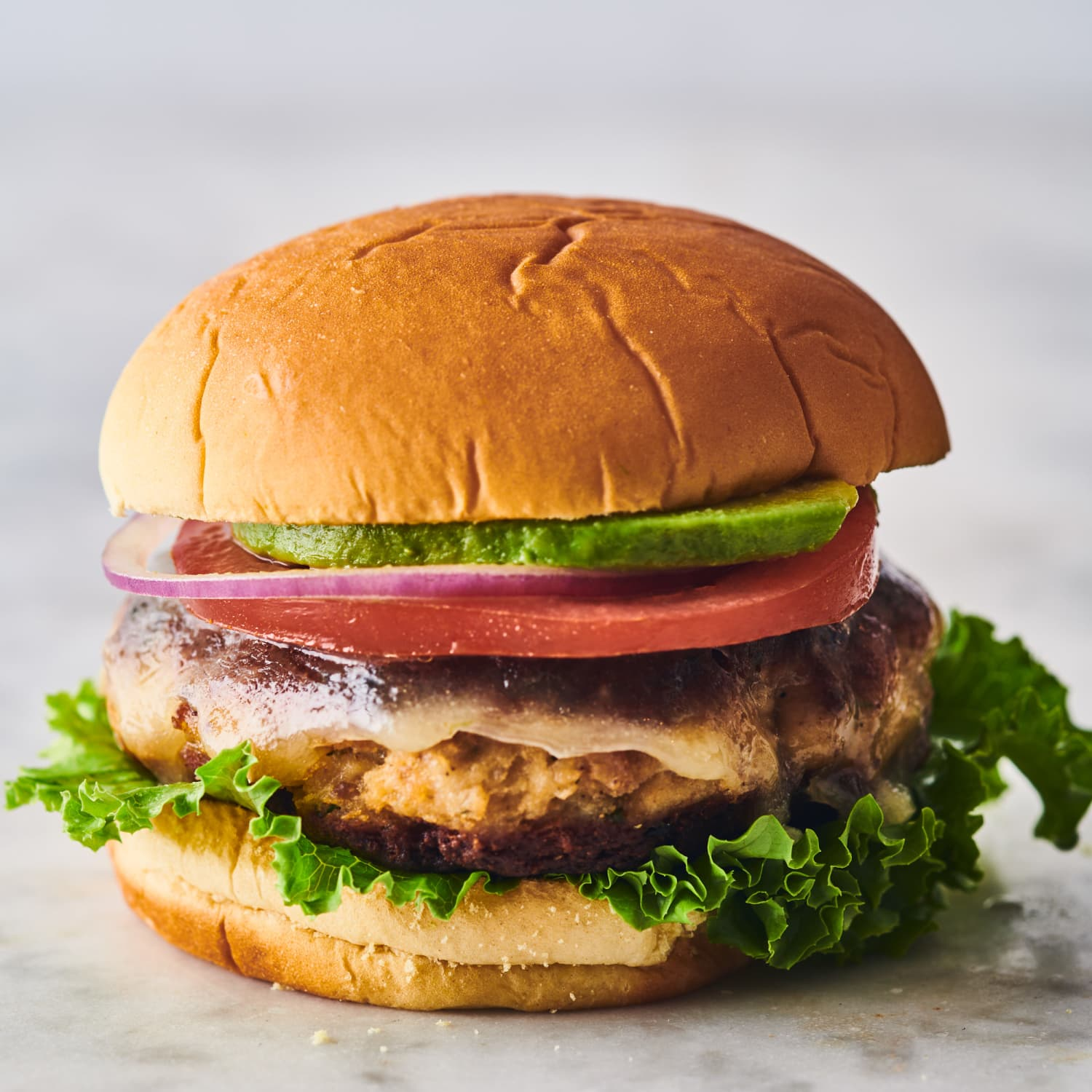 Chicken + Beef Burger