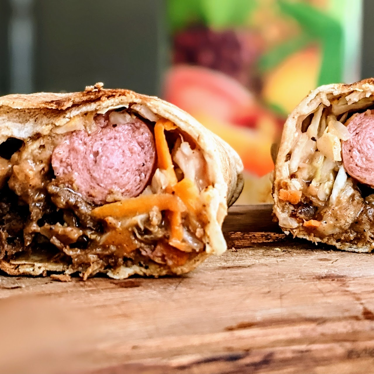 Double Beef & Double Sausage with Cheese