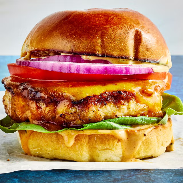 Large Chicken Burger + Cheese