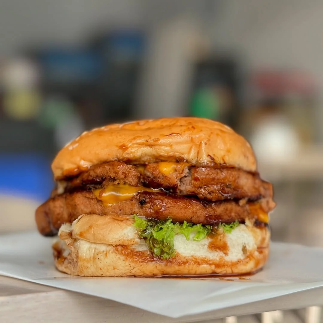 Large Double Chicken Burger