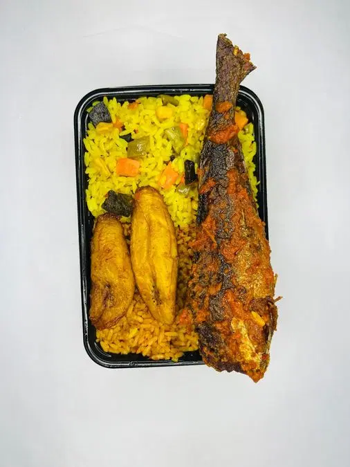 A plate with Croaker