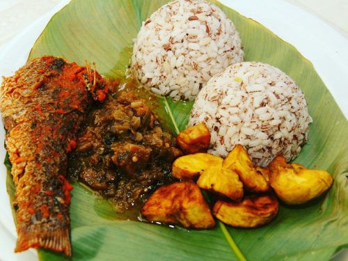 Ofada Rice & Fish