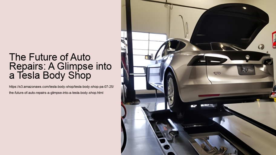 The Future of Auto Repairs: A Glimpse into a Tesla Body Shop